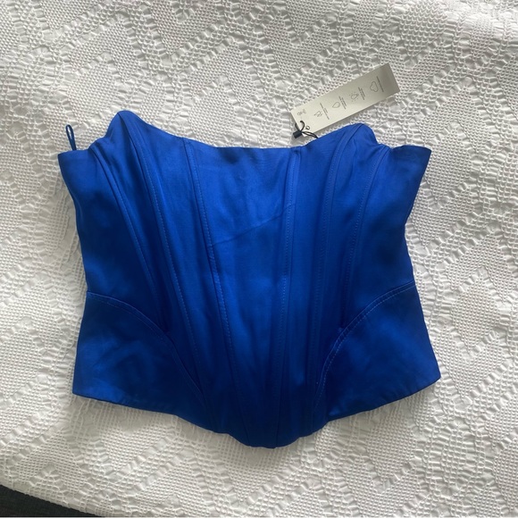 Zara Satin Effect Corset Top - Picture 6 of 7